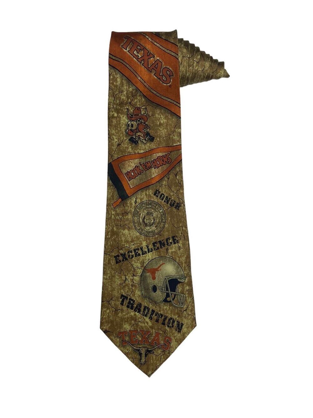 Eagle Neckwear University Of Texas at Austin Hook ‘Em Horns Sports Necktie